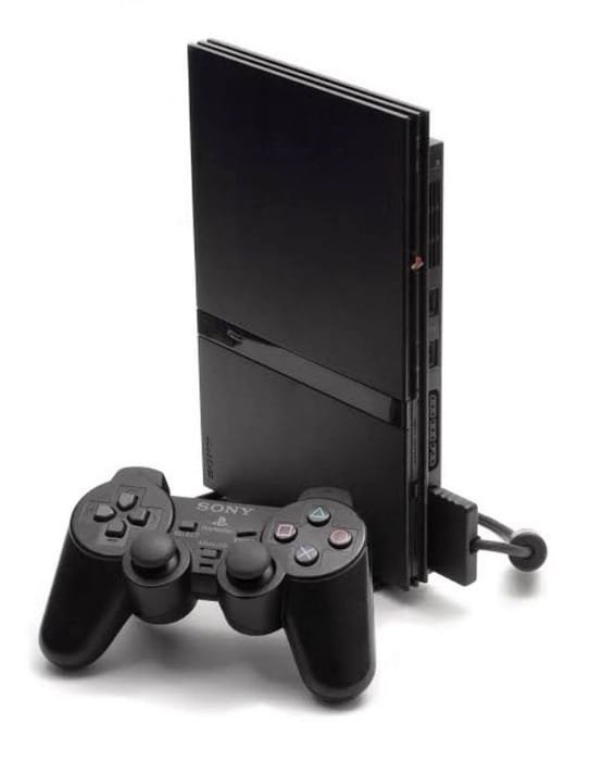 PS2 slim with digital games loaded preowned+(2 Months Warranty)